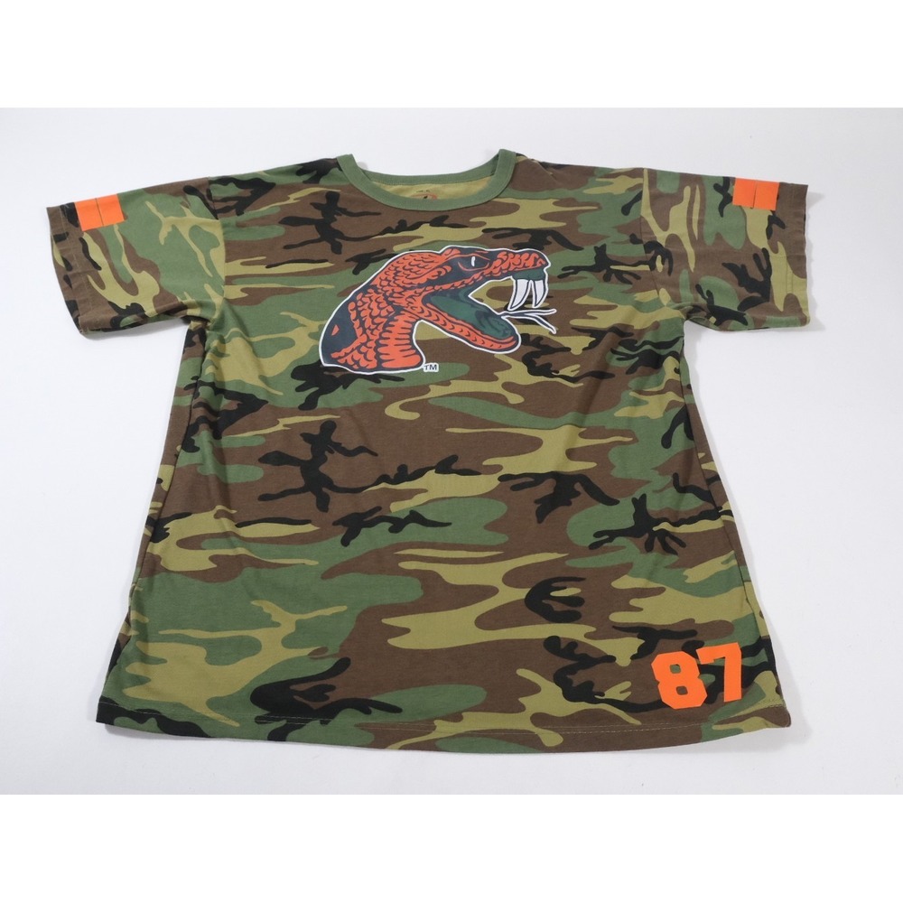 Rothco T-Shirt Mens XL Green Camo Snake Head Graphic Woodland Camouflage Tee 87